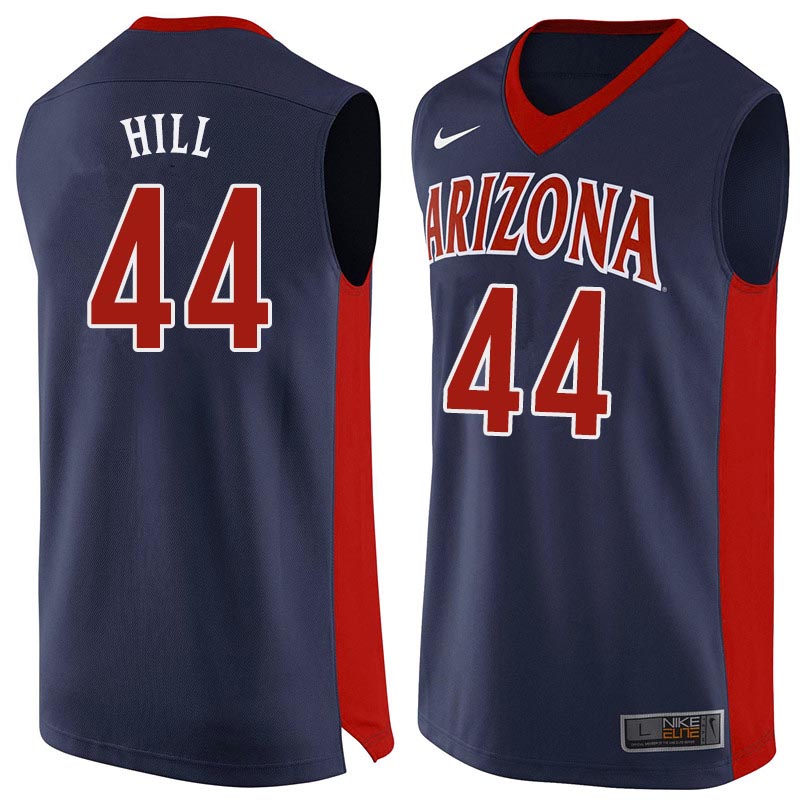 Men Arizona Wildcats #44 Solomon Hill College Basketball Jerseys Sale-Navy
